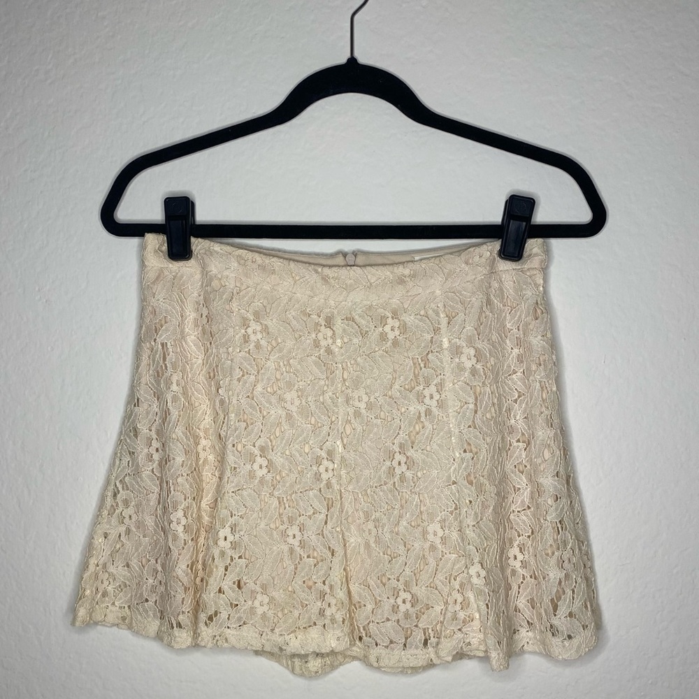 Ivory Lace Skirt
